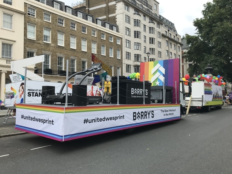 Barry’s Bootcamp at Pride in London 2019